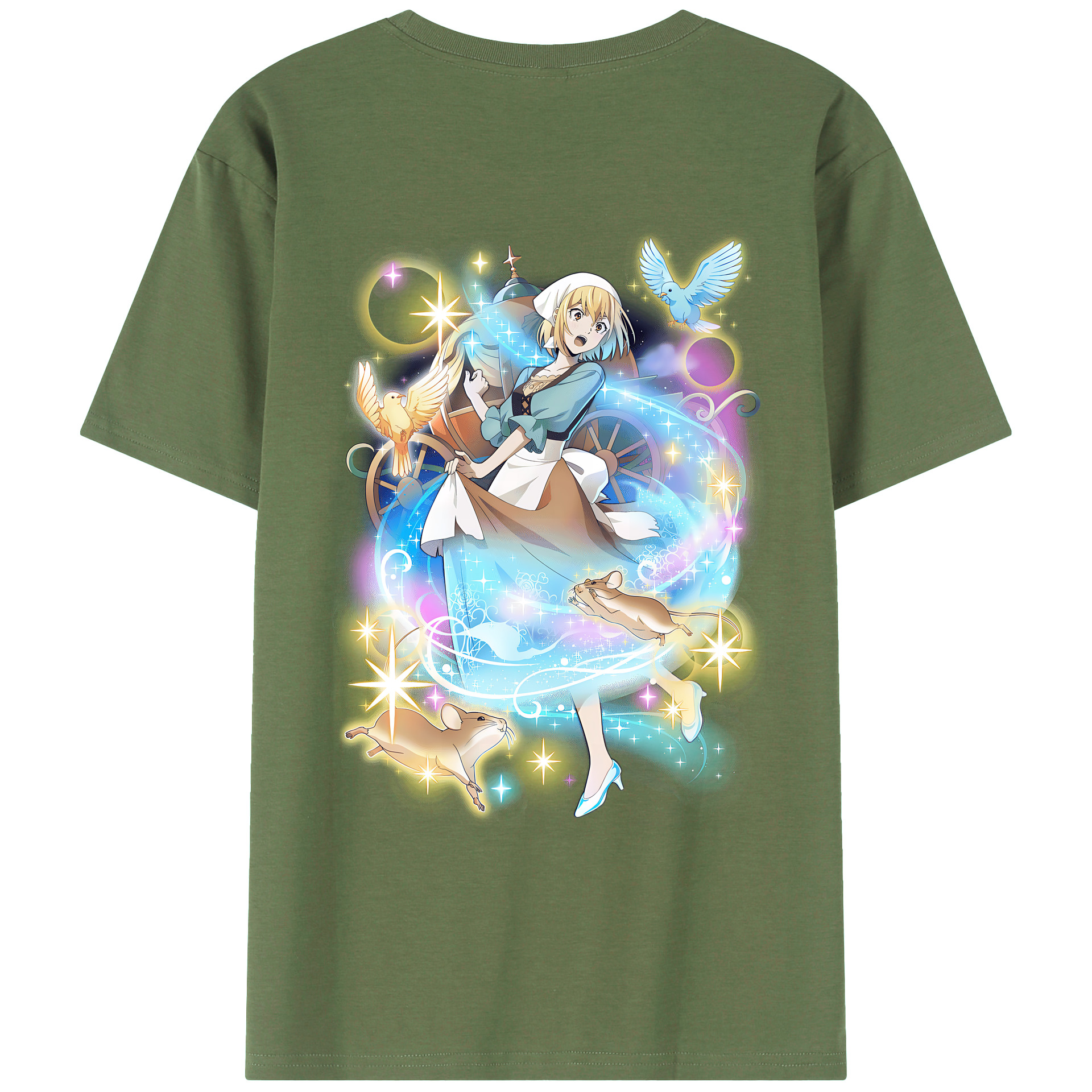 （画像用） 文豪ストレイドッグス Bungo Stray Dogs 綿100％ メンズ半袖Tシャツ（バックプリント） 通気性